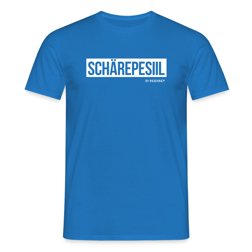 T-Shirt | Schärepesiil Klassik | Manns-Lüü - Royalblau