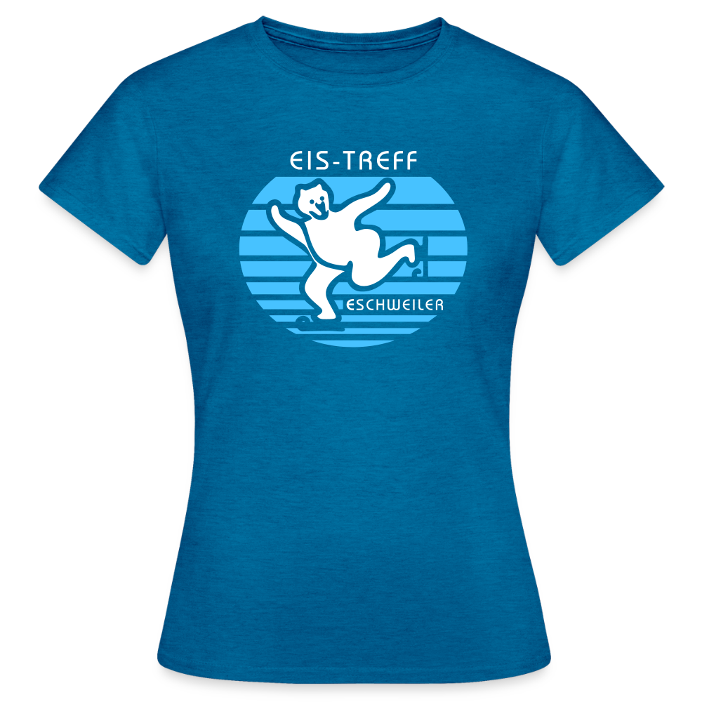 T-Shirt | Eistreff | Mädsche - Antikblaues Saphir meliert
