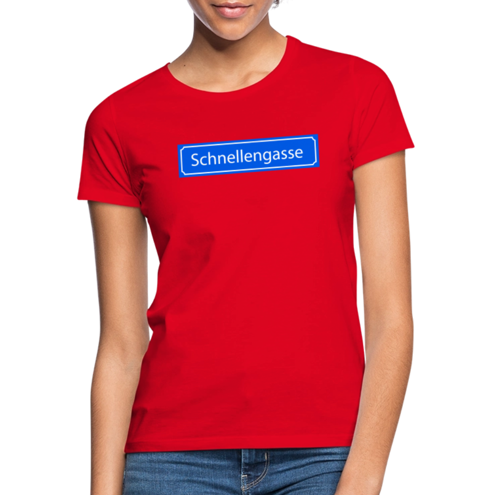 T-Shirt | Schnellengasse | Mädsche - Rot