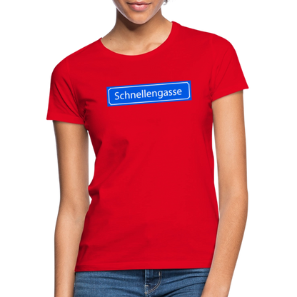 T-Shirt | Schnellengasse | Mädsche - Rot