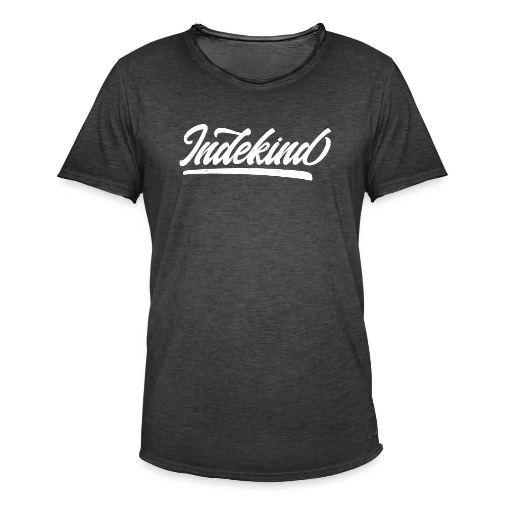 T-Shirt | Indekind Vintage | Manns-Lüü - Vintage Schwarz