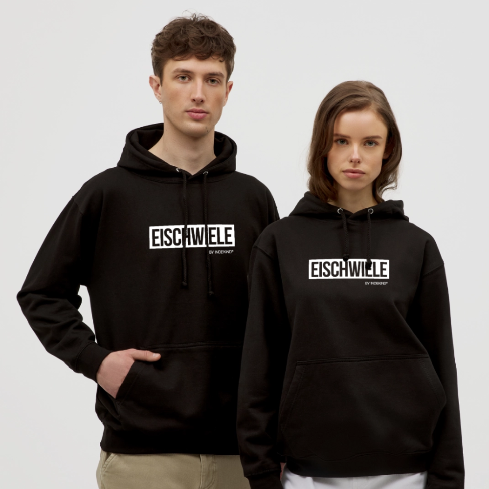 Hoodie | Eischwiele Klassik | Fü allemoole - Schwarz