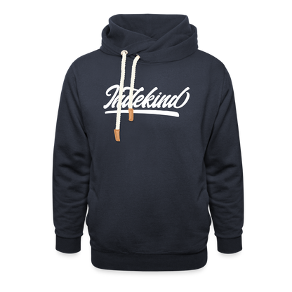 Hoodie | Indekind Schalkragen | Fü allemoole - Navy
