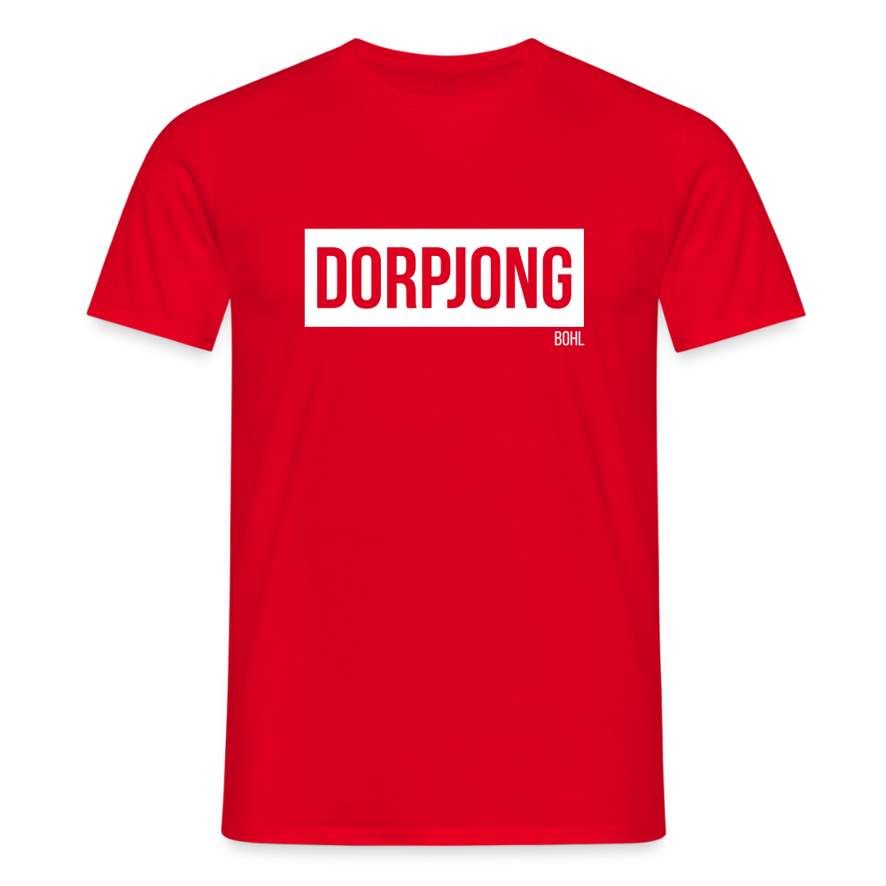 T-Shirt | Dorpjong Bohl Klassik | Manns-Lüü - Rot