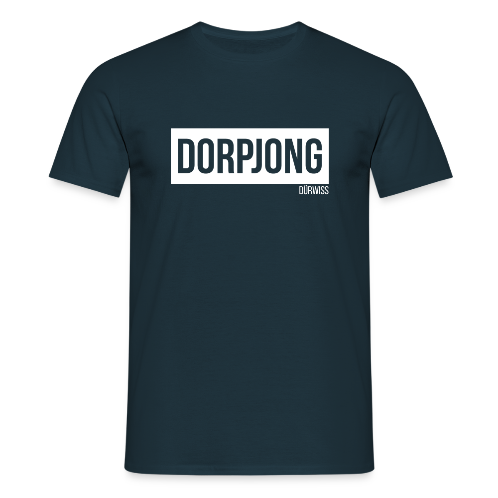 T-Shirt | Dorpjong Dürwiss Klassik | Manns-Lüü - Navy