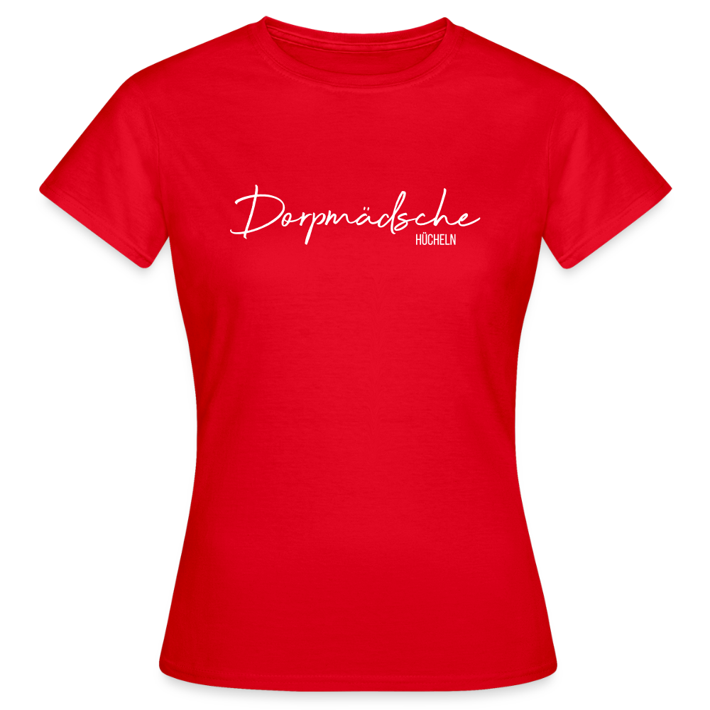 T-Shirt | Dorpmädsche Hücheln Klassik | Mädsche - Rot