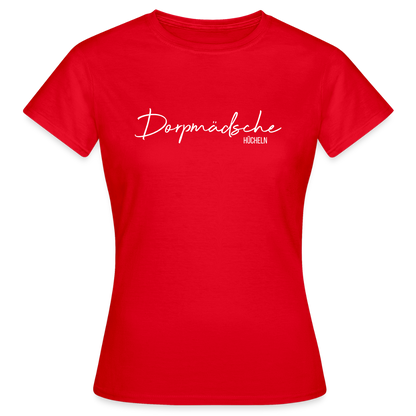 T-Shirt | Dorpmädsche Hücheln Klassik | Mädsche - Rot