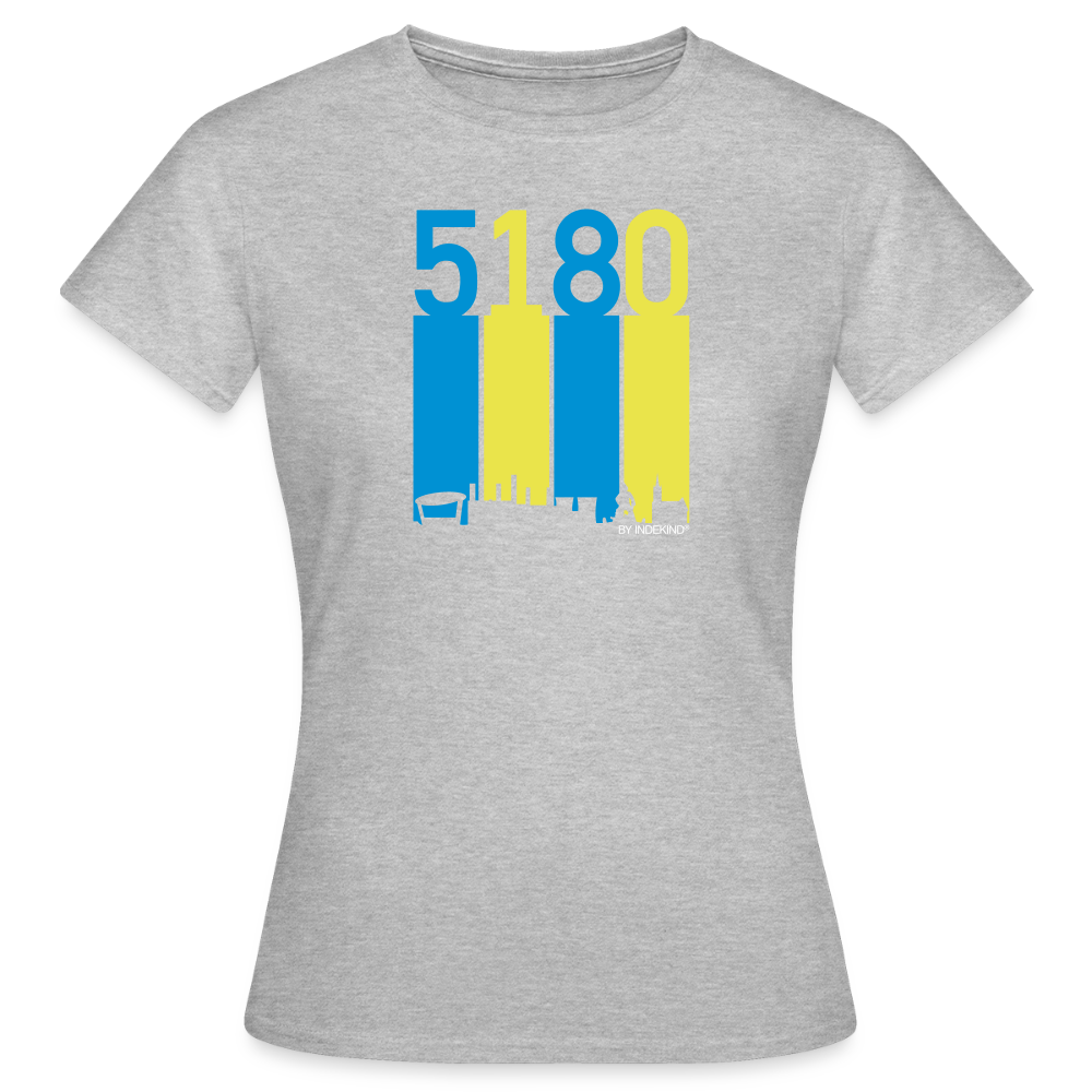 T-Shirt | 5180 Skyline | Mädsche - Grau meliert