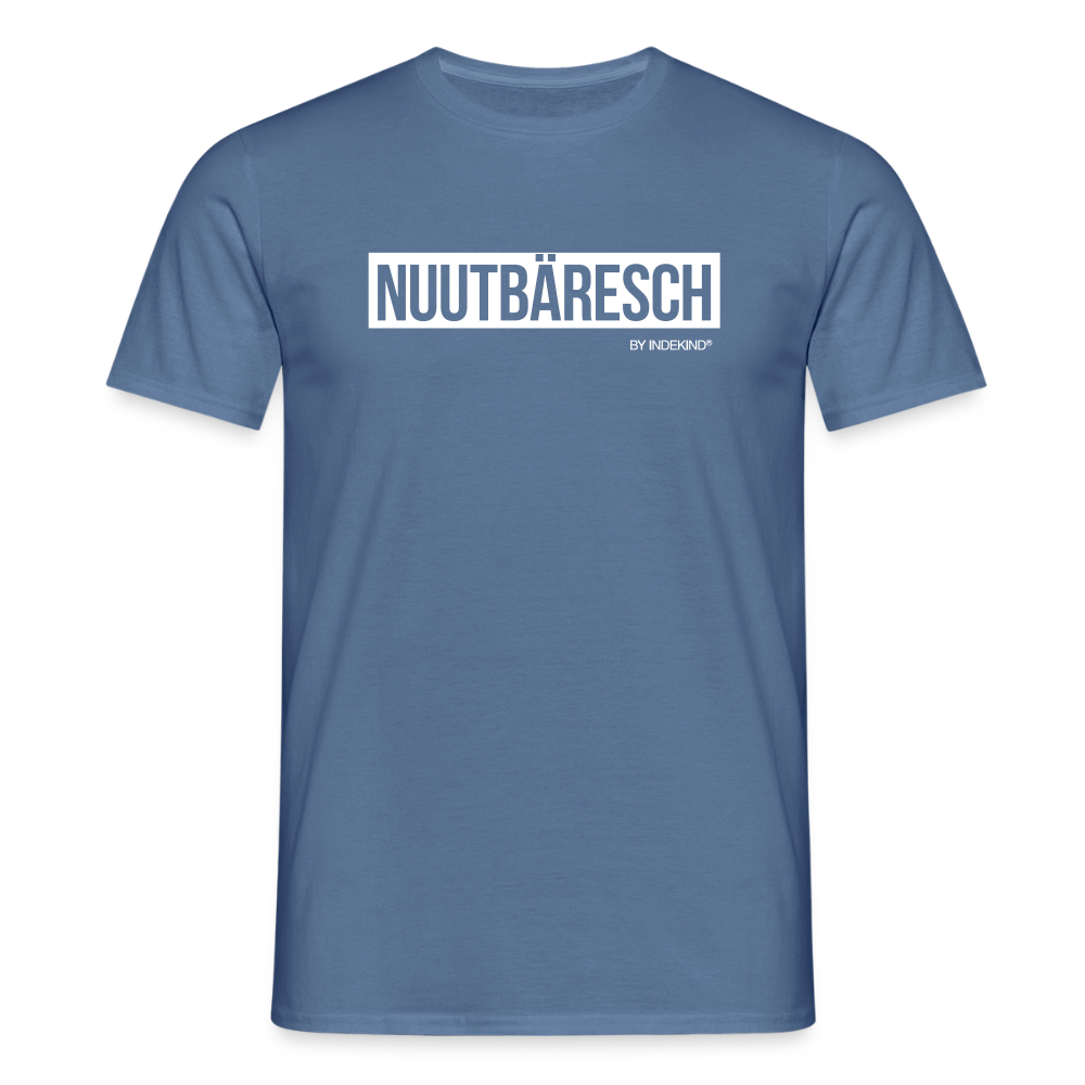 T-Shirt | Nuutbäresch Klassik | Manns-Lüü - Taubenblau 