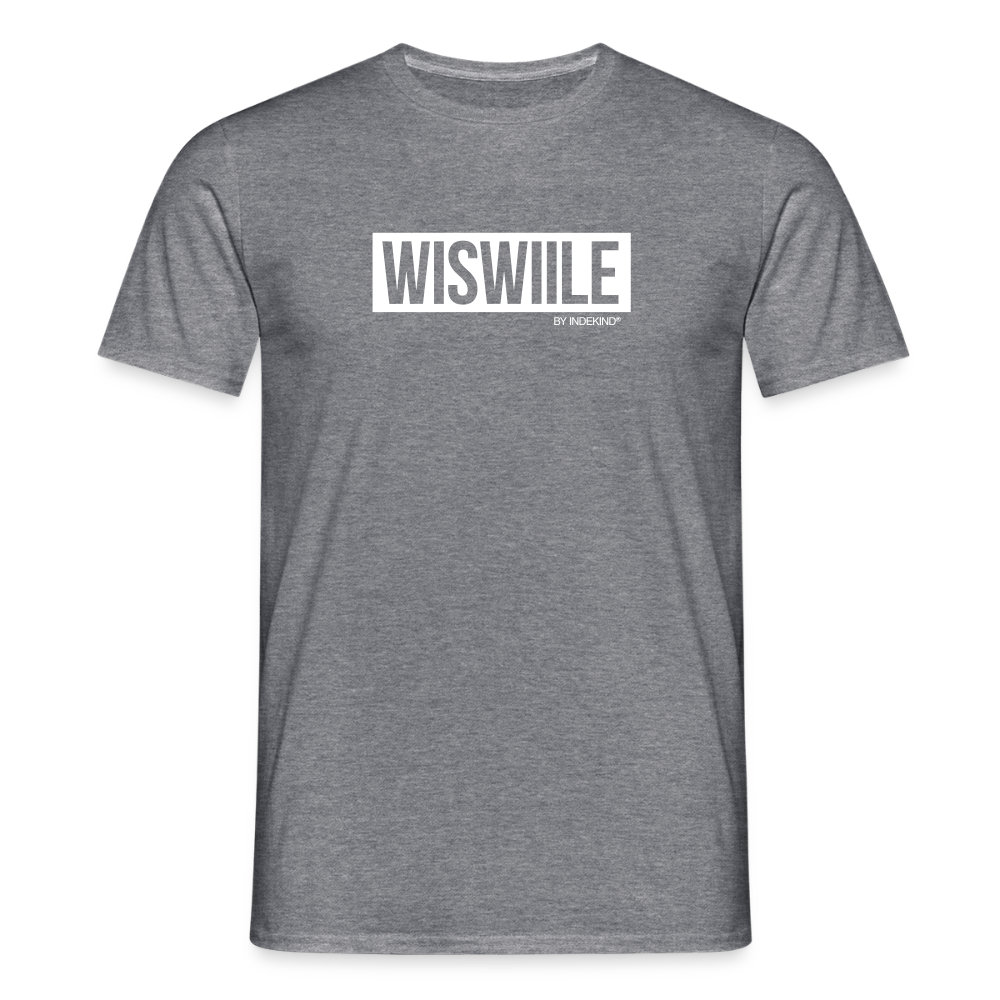 T-Shirt | Wiswiile Klassik | Manns-Lüü - Graphit meliert