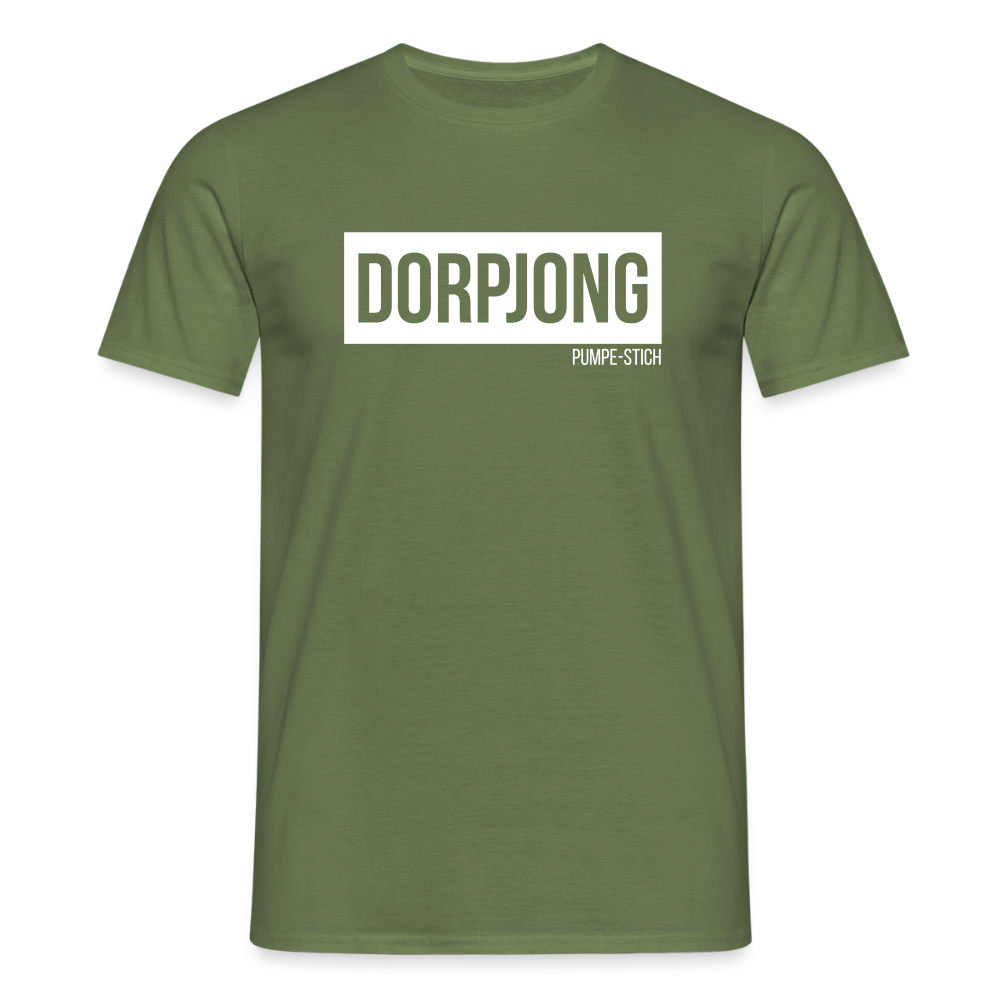 T-Shirt | Dorpjong Pumpe-Stich Klassik | Manns-Lüü - Militärgrün