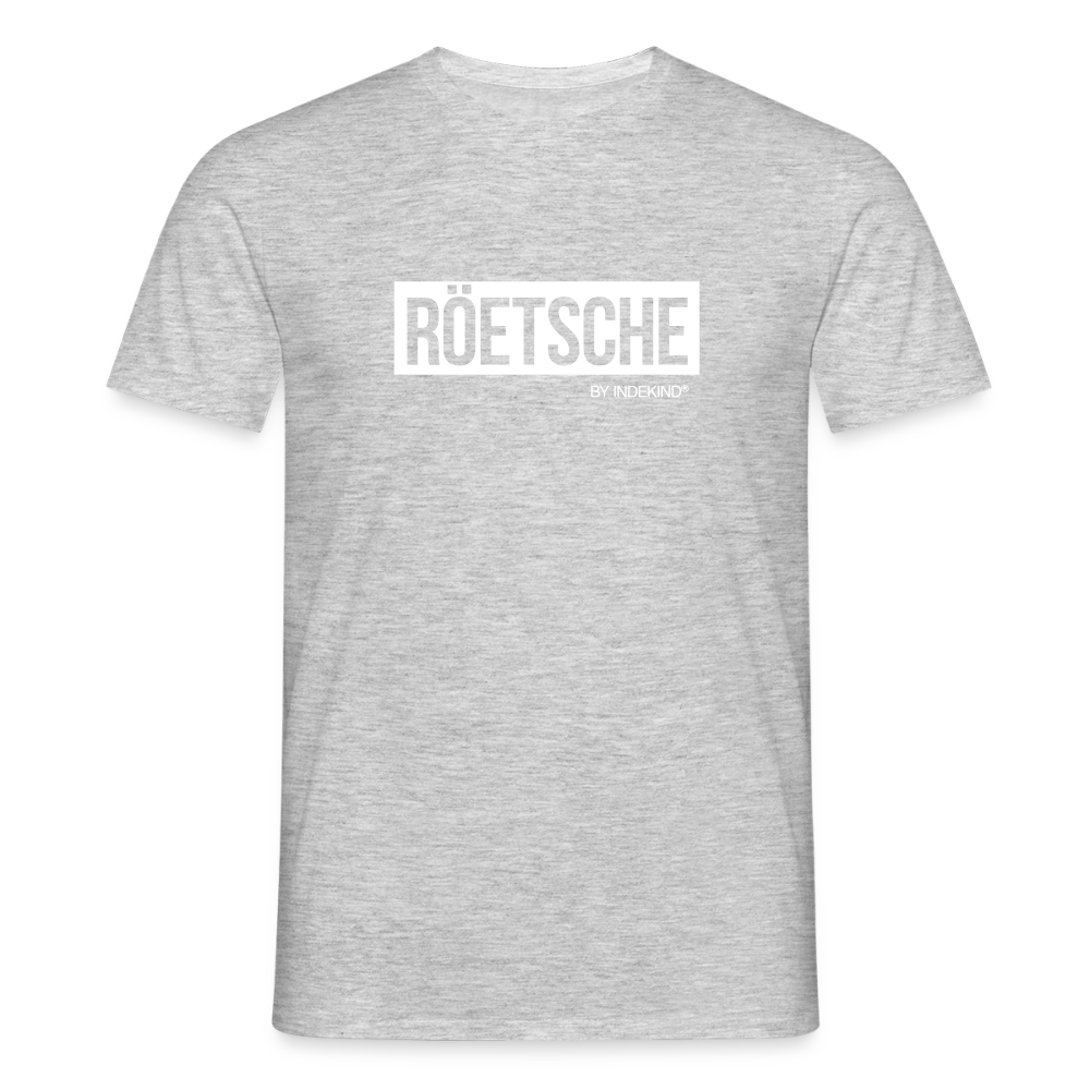 T-Shirt | Röetsche Klassik | Manns-Lüü - Grau meliert