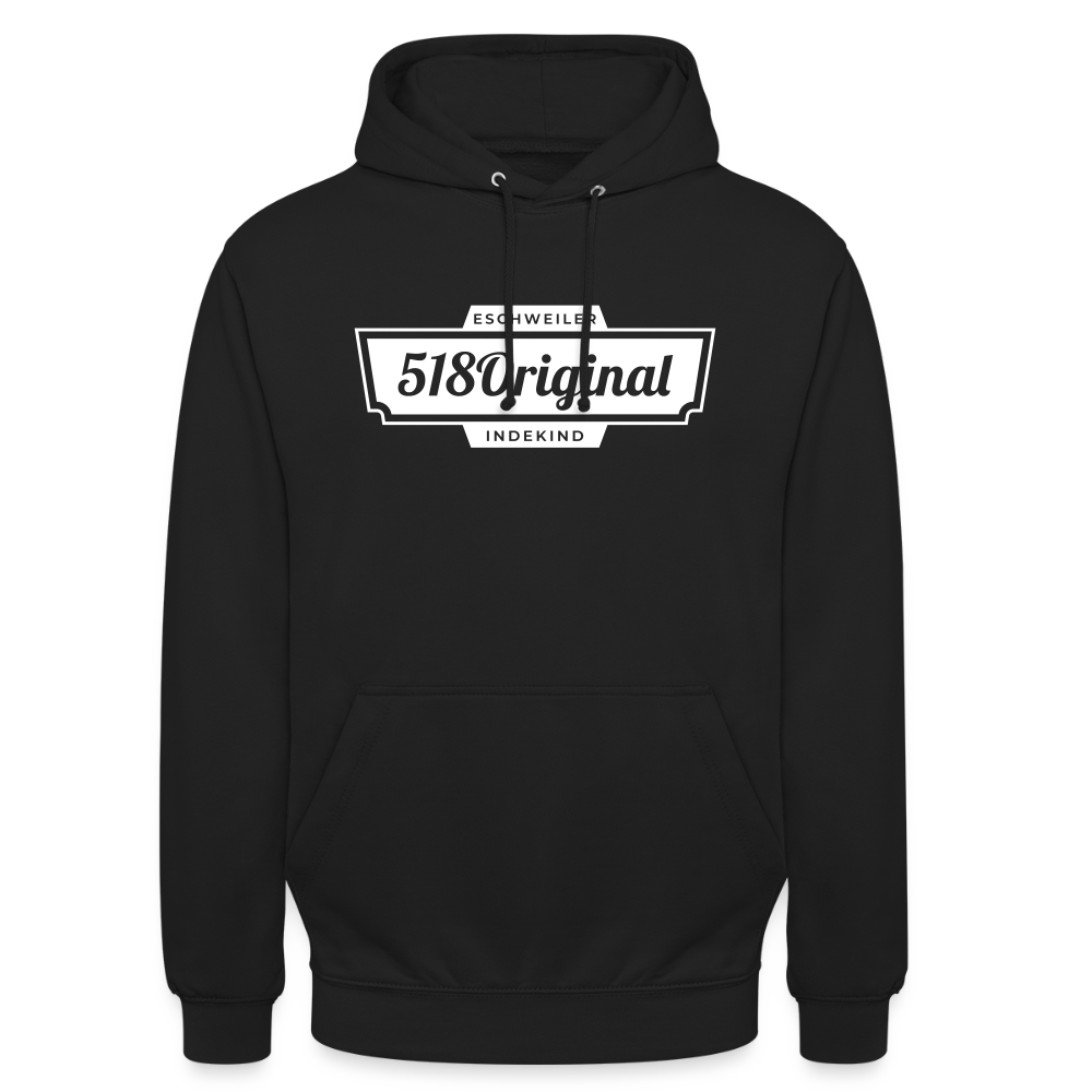 Hoodie | 518Original | Fü allemoole - Schwarz