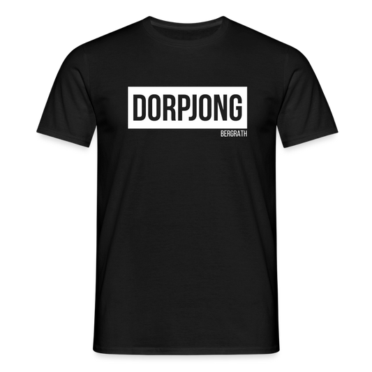T-Shirt | Dorpjong Bergrath Klassik | Manns-Lüü - Schwarz