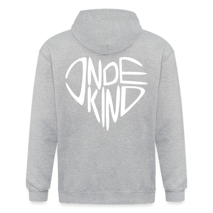 Zipper | Indekind Premium | Herz-Logo | Fü allemoole - Grau meliert