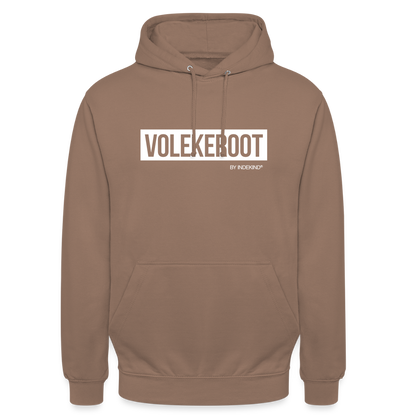 Hoodie | Volekeroot Klassik | Fü allemoole - Mokka