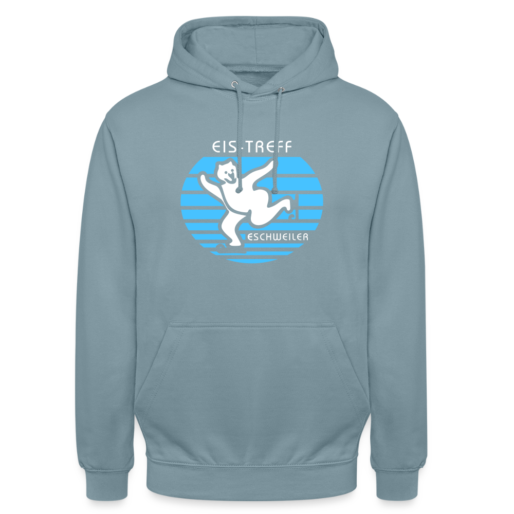 Hoodie | Eistreff | Fü allemoole - Nebelblau
