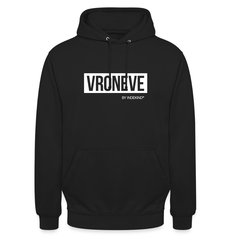 Hoodie | Vroneve Klassik | Fü allemoole - Schwarz