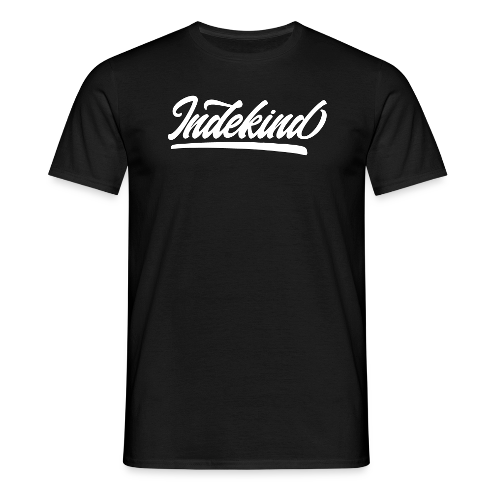 T-Shirt | Indekind Klassik | Manns-Lüü - Schwarz