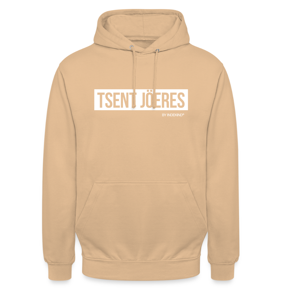 Hoodie | Tsent Jöeres Klassik | Fü allemoole - Pfirsich