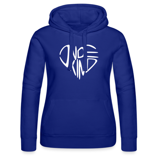 Hoodie | Indekind Premium | Herz-Logo | Mädsche - Royalblau