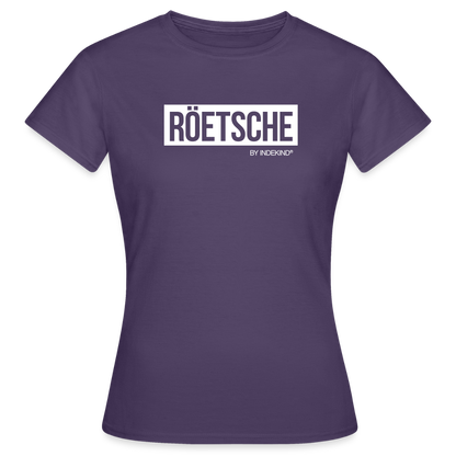 T-Shirt | Röetsche Klassik | Mädsche - Dunkellila
