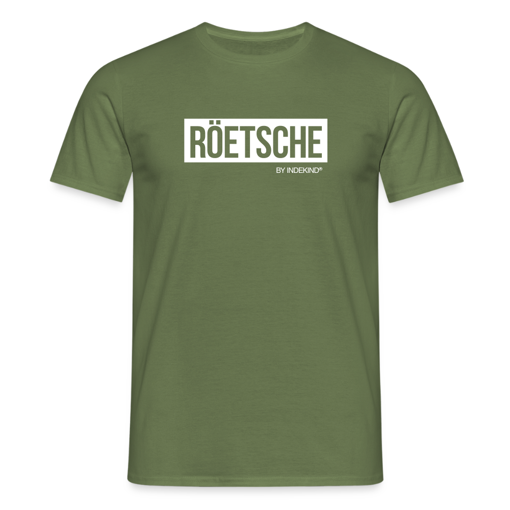 T-Shirt | Röetsche Klassik | Manns-Lüü - Militärgrün