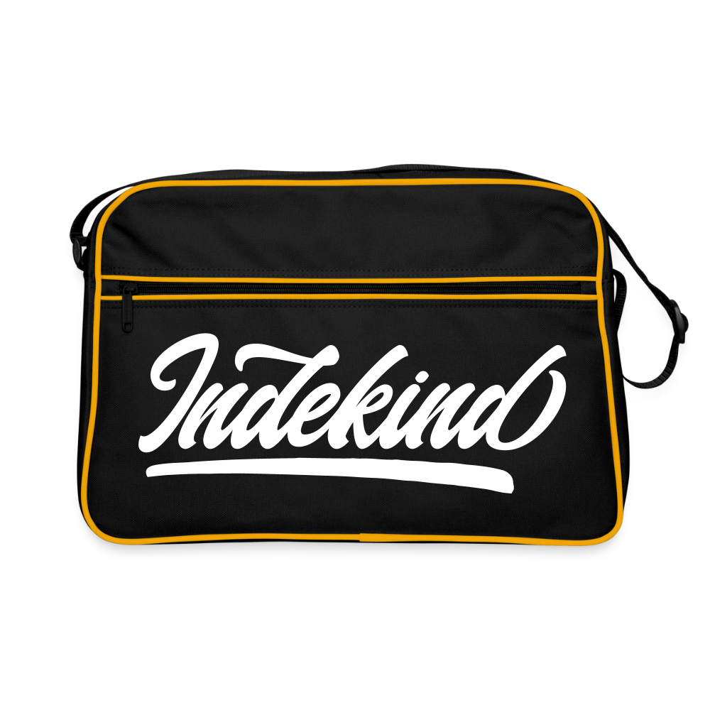 Retro Tasche | Indekind Klassik - Schwarz/Gold