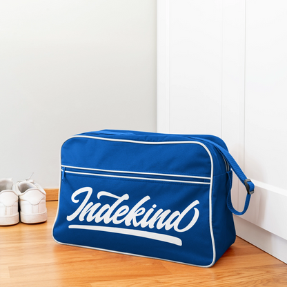 Retro Tasche | Indekind Klassik - Blau/Weiß