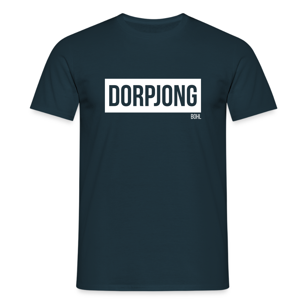 T-Shirt | Dorpjong Bohl Klassik | Manns-Lüü - Navy