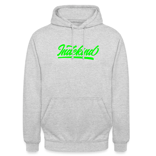 Hoodie | Indekind Neon Jröng Klassik | Fü allemoole - Hellgrau meliert