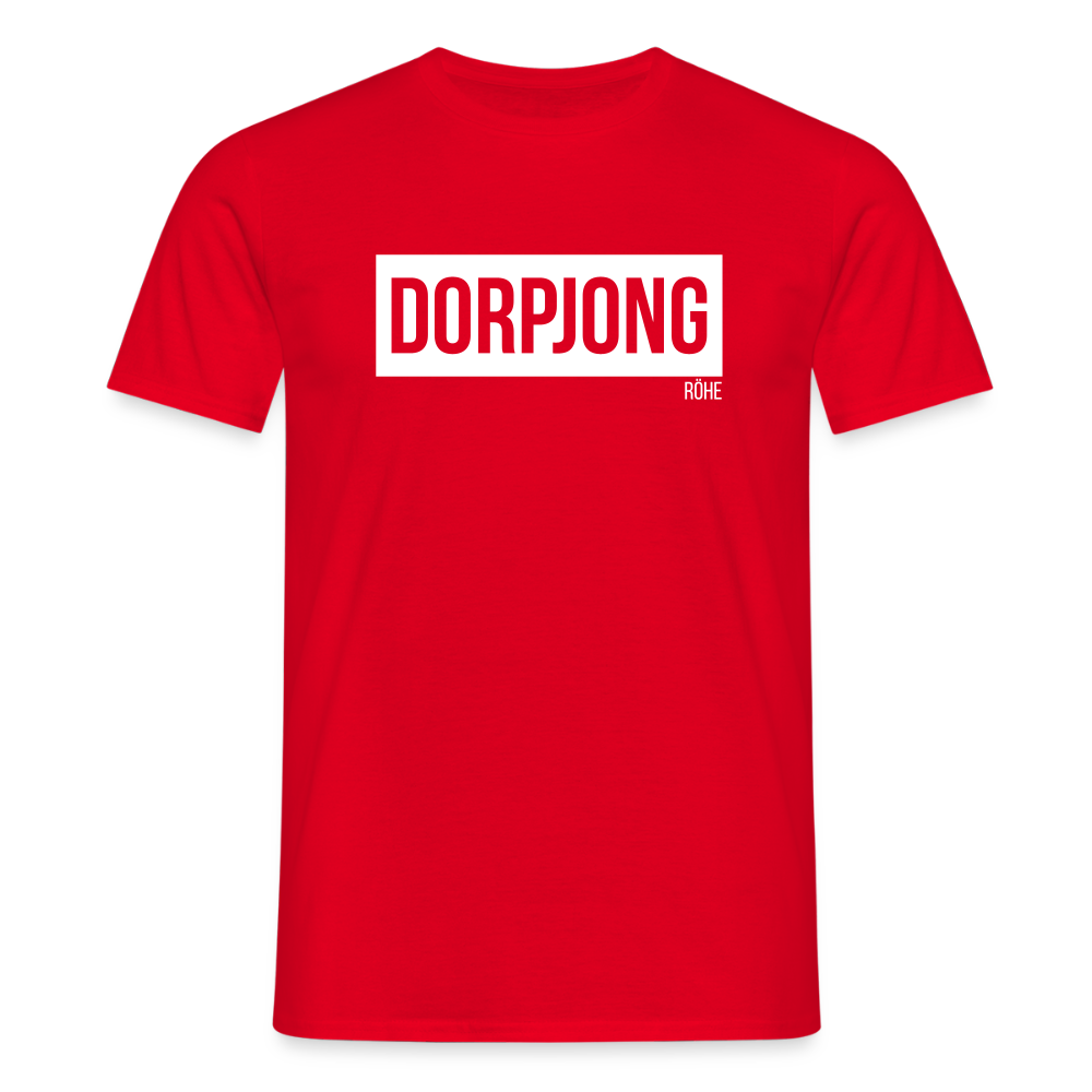 T-Shirt | Dorpjong Röhe Klassik | Manns-Lüü - Rot
