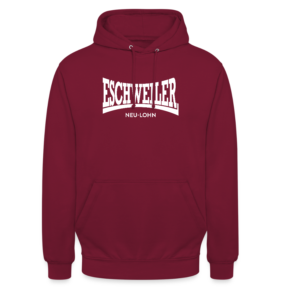 Statement-Hoodie | Neu-Lohn | Fü allemoole - Bordeaux