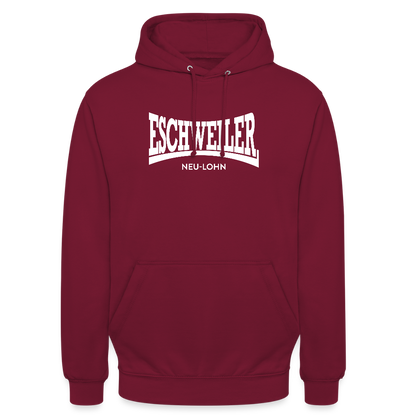 Statement-Hoodie | Neu-Lohn | Fü allemoole - Bordeaux