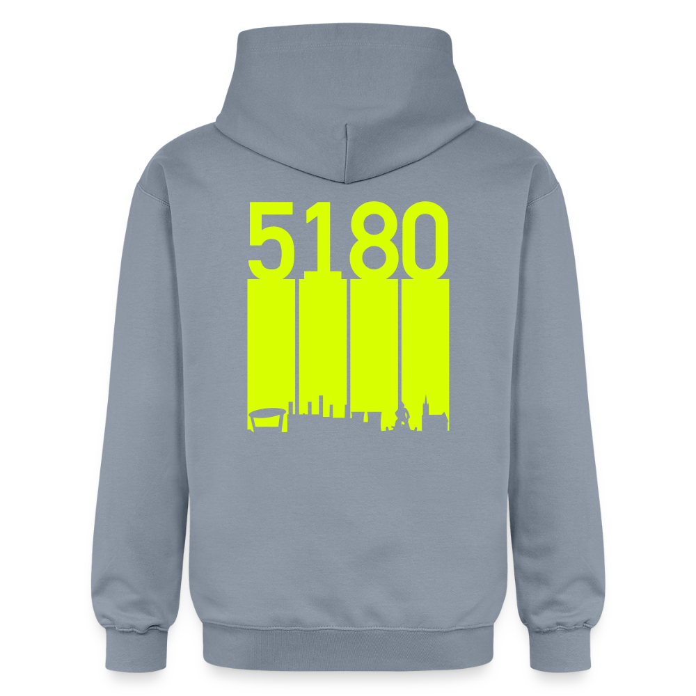 Hoodie | 5180 Skyline | Neon Jael | Fü allemoole - Blau
