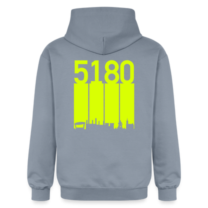 Hoodie | 5180 Skyline | Neon Jael | Fü allemoole - Blau