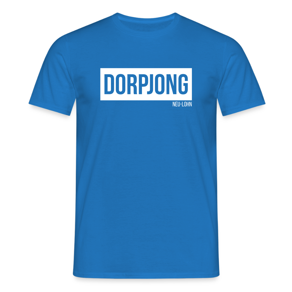 T-Shirt | Dorpjong Neu-Lohn Klassik | Manns-Lüü - Royalblau