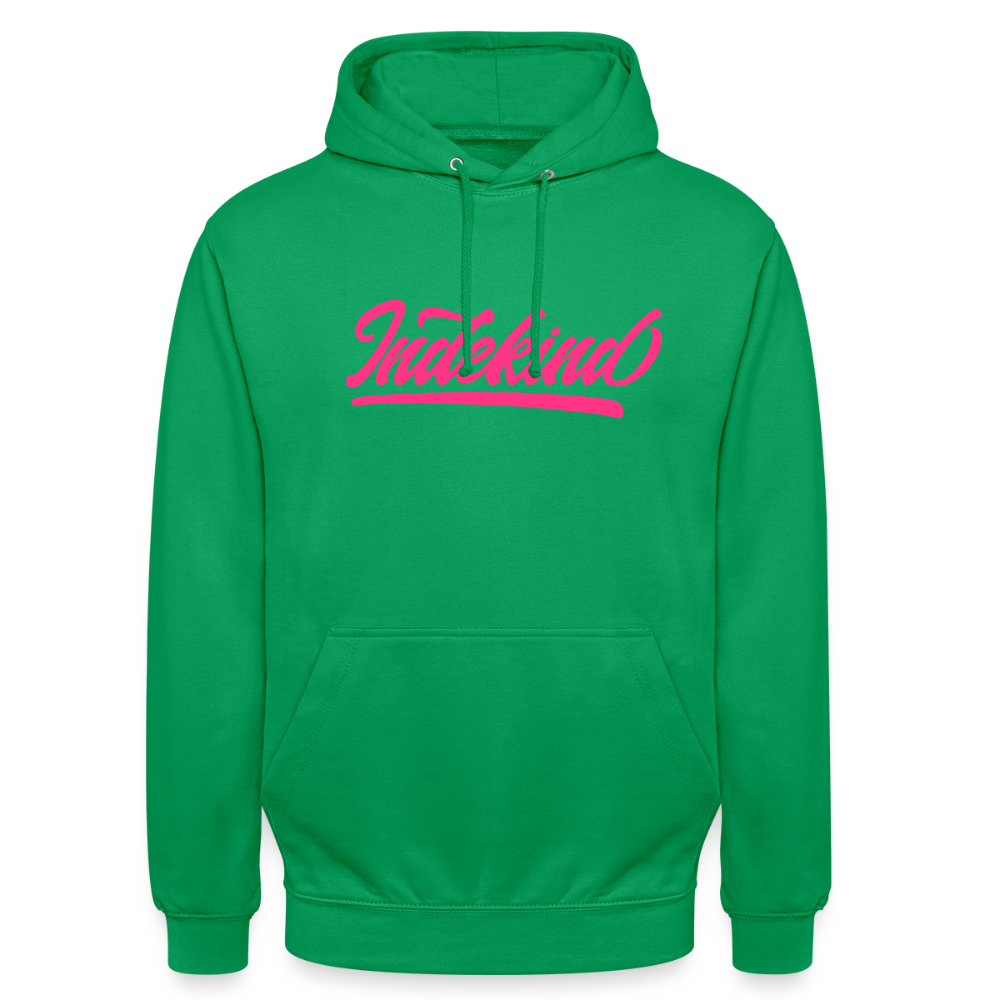 Hoodie | Indekind Neon Pink Klassik | Fü allemoole - Kelly Green