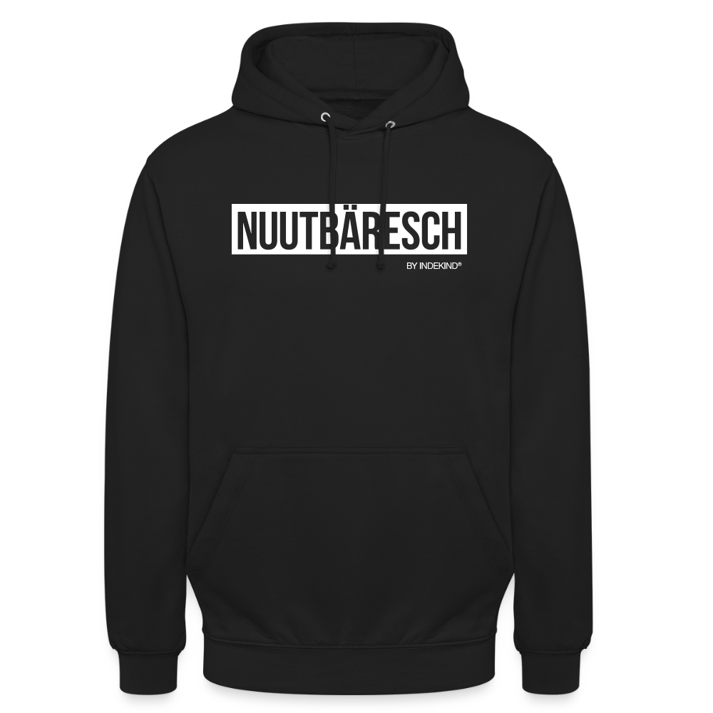 Hoodie | Nuutbäresch Klassik | Fü allemoole - Schwarz