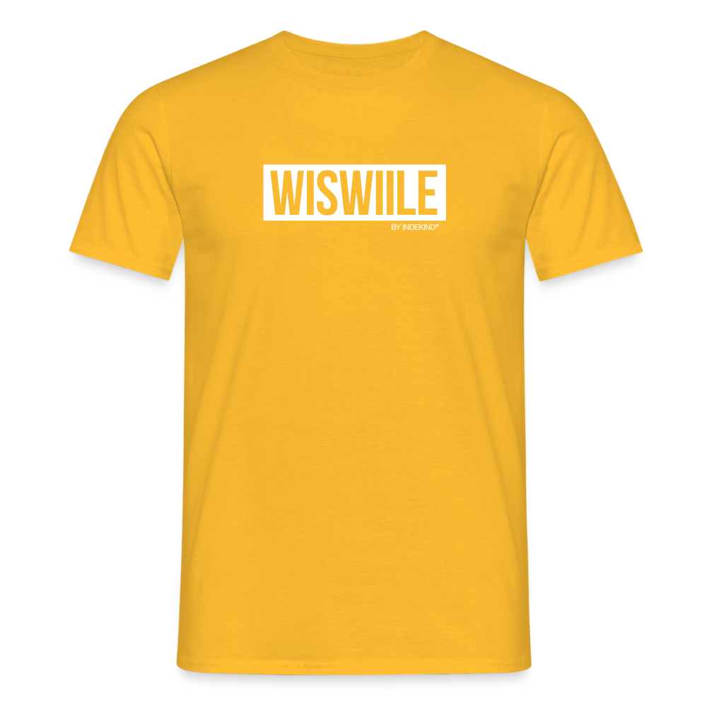 T-Shirt | Wiswiile Klassik | Manns-Lüü - Gelb
