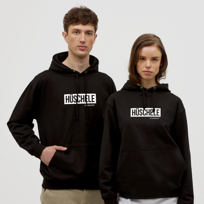 Hoodie | Hüschele Klassik | Fü allemoole - Schwarz