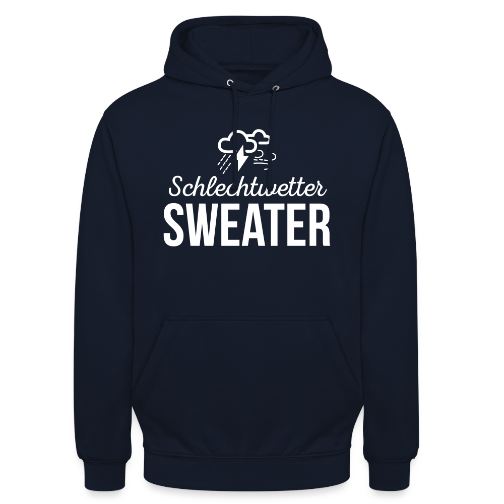 Hoodie | Schlechtwetter Sweater | Fü allemoole - Navy