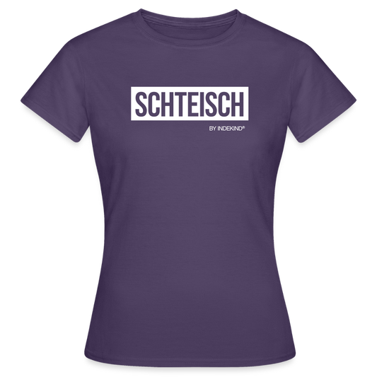 T-Shirt | Schteisch Klassik | Mädsche - Dunkellila