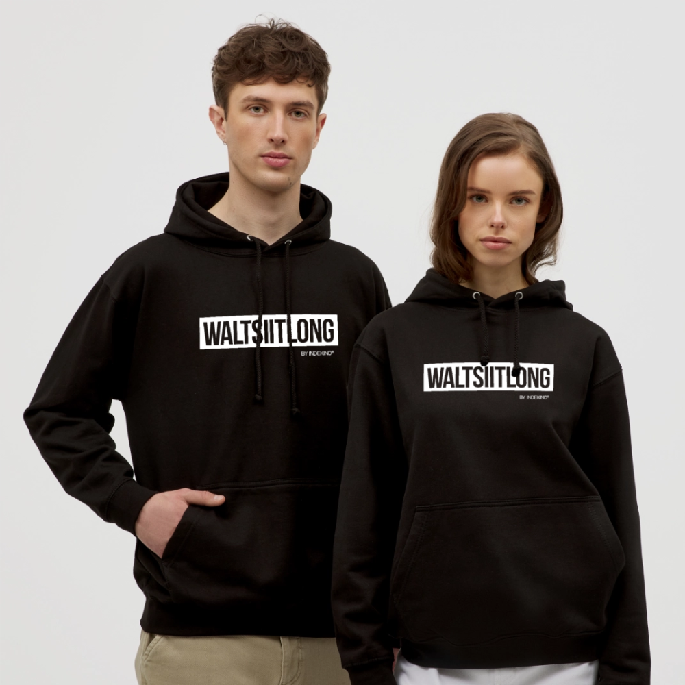Hoodie | Waltsiitlong Klassik | Fü allemoole - Schwarz