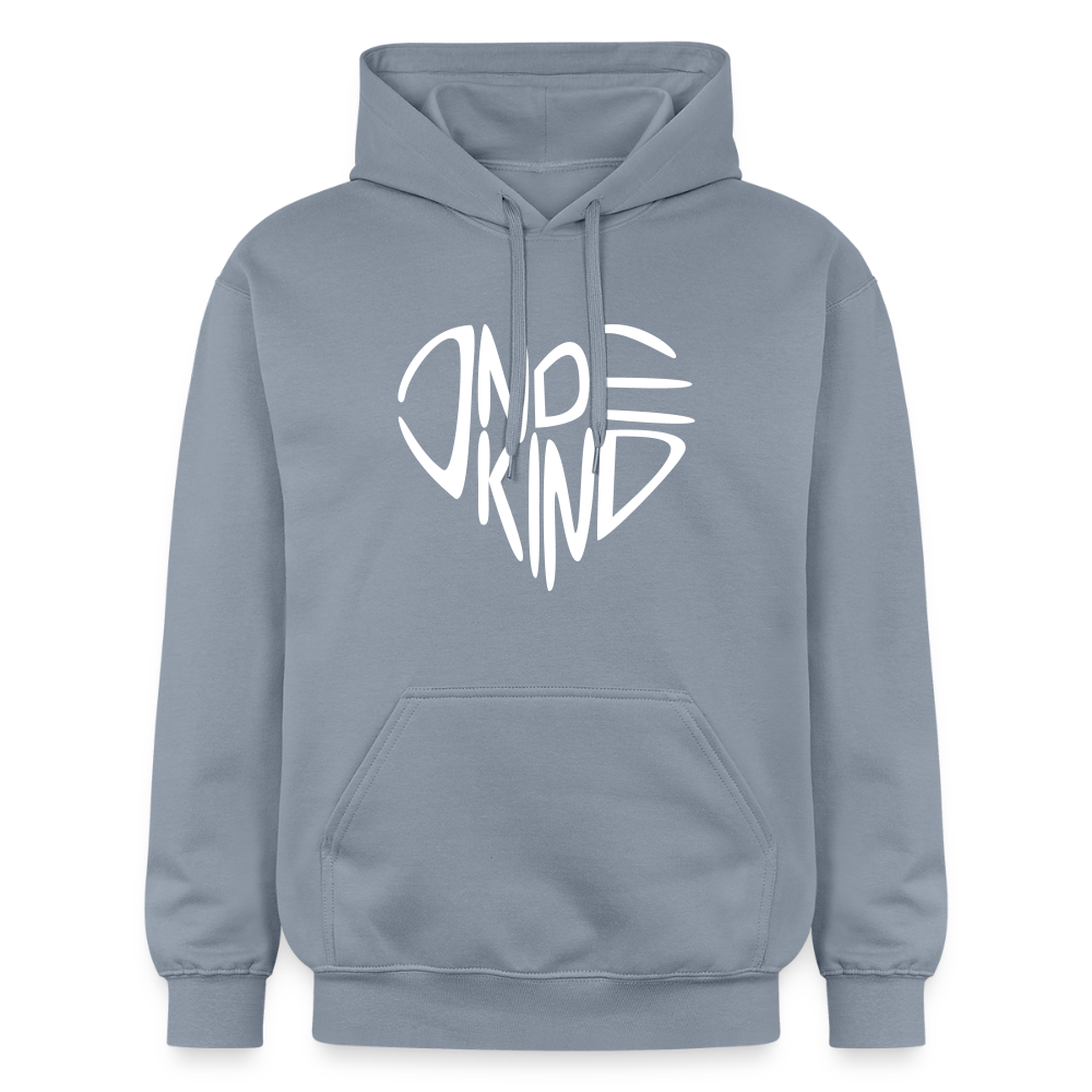 Hoodie | Indekind Premium | Herz-Logo | Manns-Lüü - Blau