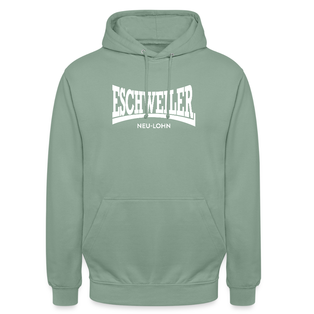 Statement-Hoodie | Neu-Lohn | Fü allemoole - Graugrün