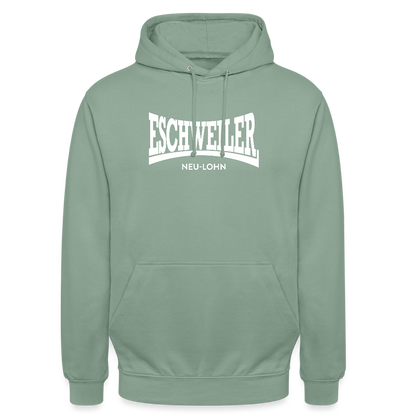 Statement-Hoodie | Neu-Lohn | Fü allemoole - Graugrün