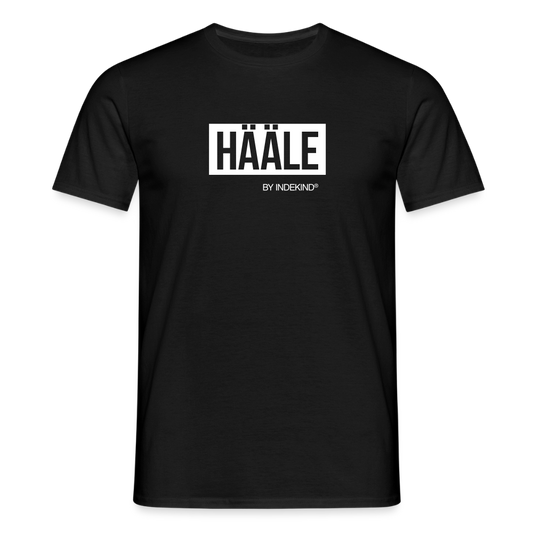 T-Shirt | Hääle Klassik | Manns-Lüü - Schwarz