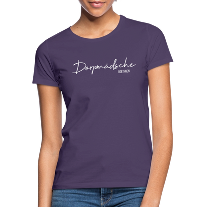 T-Shirt | Dorpmädsche Roethgen Klassik | Mädsche - Dunkellila