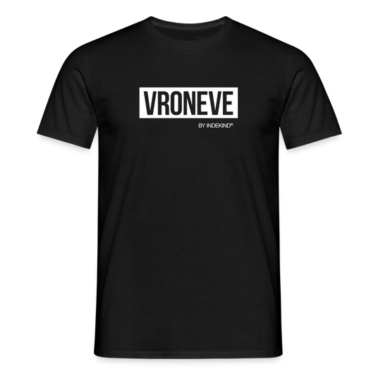 T-Shirt | Vroneve Klassik | Manns-Lüü - Schwarz